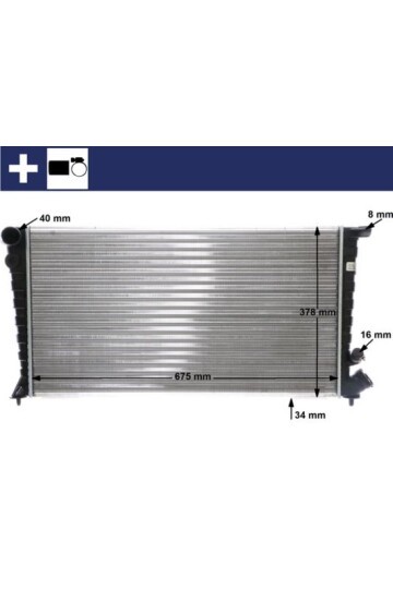 Kühlmittelkühler CITROEN XSARA