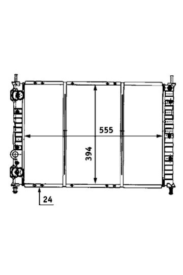 Kühlmittelkühler FIAT BRAVA 1.9 TD