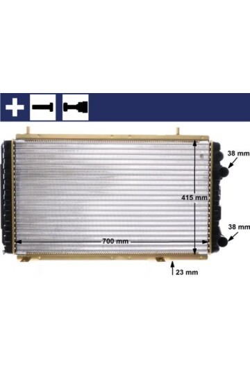 Kühlmittelkühler FIAT DUCATO II