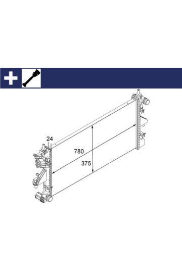 Kühlmittelkühler FIAT JUMPER