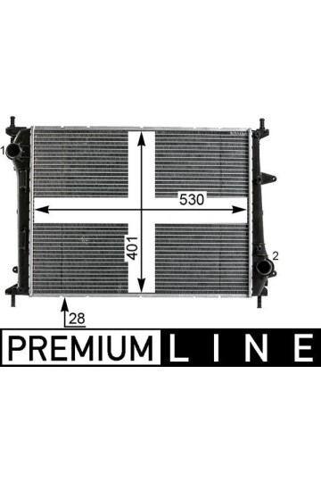 Kühlmittelkühler FIAT MULTIPLA 1.9 JTD