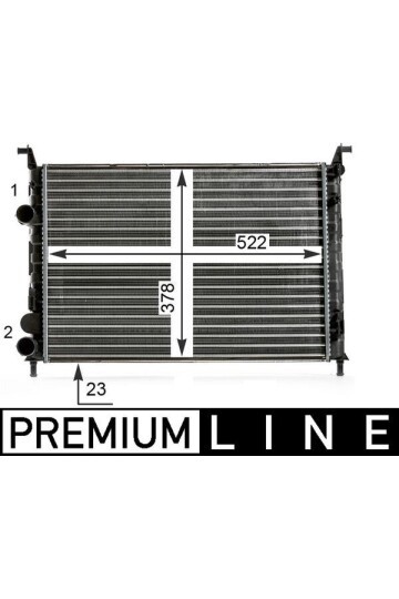 Kühlmittelkühler FIAT PALIO.STRADA PICK-UP