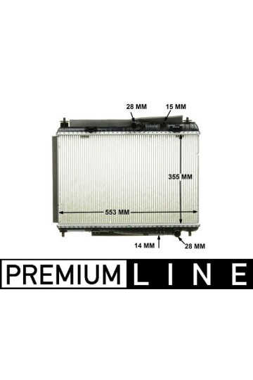 Kühlmittelkühler FORD FIESTA