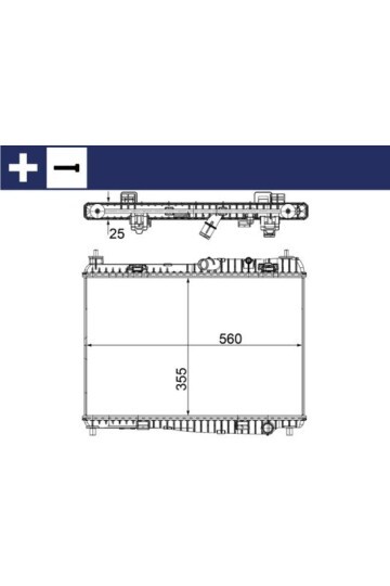 Kühlmittelkühler FORD FIESTA
