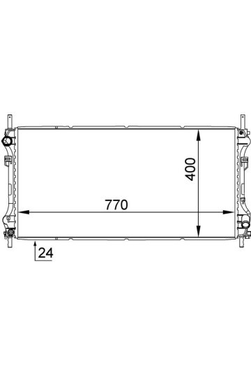 Kühlmittelkühler FORD TRANSIT VI 2.0 DI-AC
