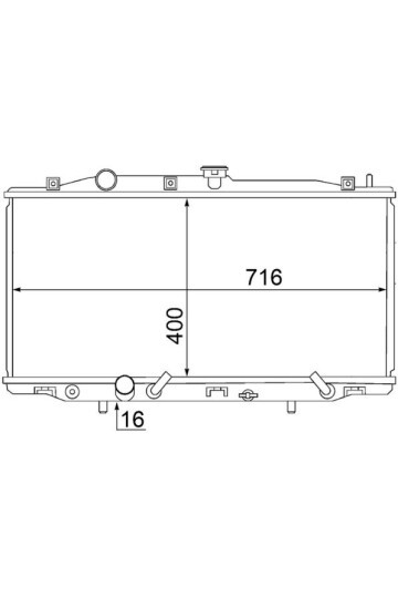 Kühlmittelkühler HONDA ACCORD VI 03-