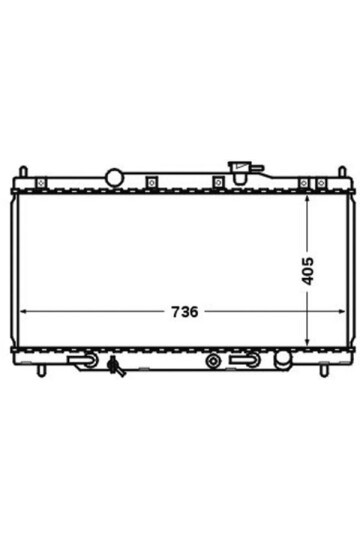 Kühlmittelkühler HONDA CR-V 02-
