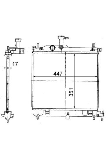 Kühlmittelkühler HYUNDAI I10