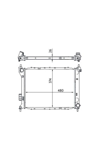 Kühlmittelkühler HYUNDAI I20