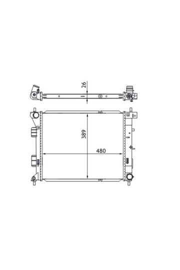 Kühlmittelkühler HYUNDAI I30 / KIA CEED