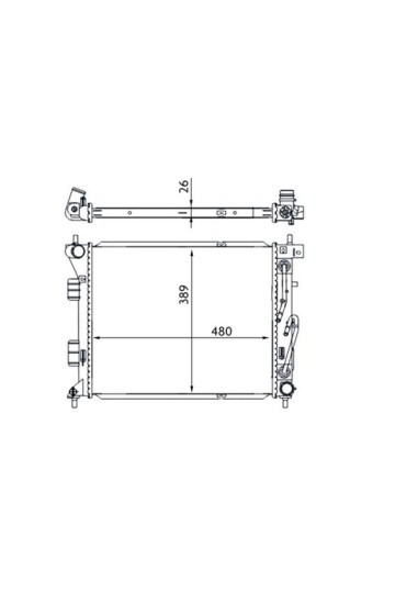 Kühlmittelkühler HYUNDAI I30 / KIA CEED