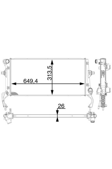 Kühlmittelkühler HYUNDAI I30
