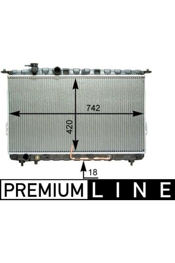 Kühlmittelkühler HYUNDAI SONATA 98- 03