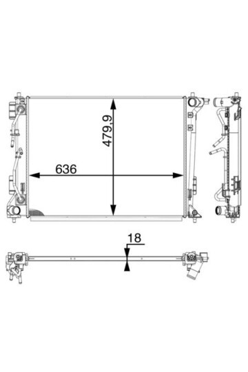 Kühlmittelkühler HYUNDAI TUCSON