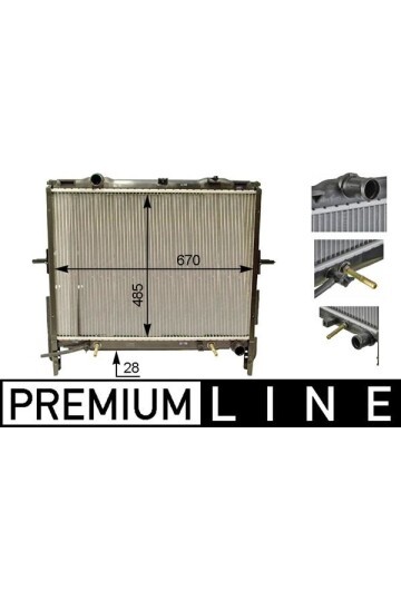 Kühlmittelkühler KIA SORENTO 2002-