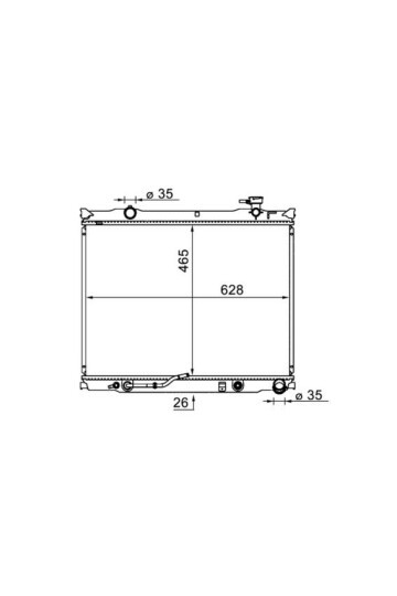 Kühlmittelkühler KIA SORENTO I 2.5 CRDI
