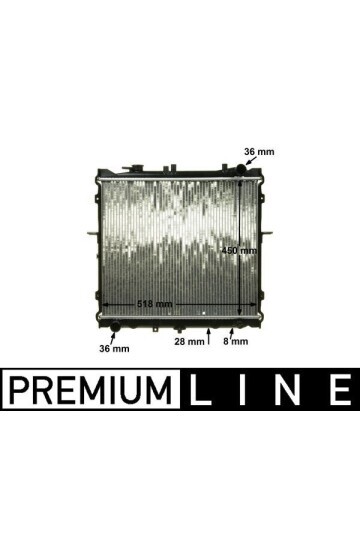 Kühlmittelkühler KIA SPORTAGE 93- 03