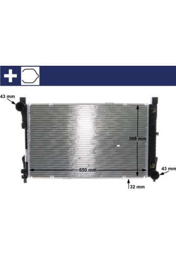 Kühlmittelkühler MB C-CL. W203 00-