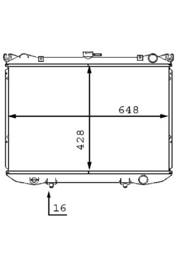 Kühlmittelkühler NISSAN PICK UP TRRAN