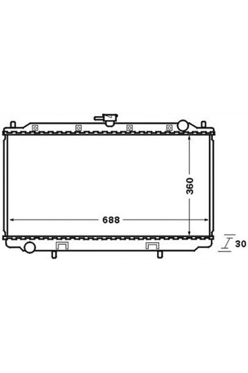 Kühlmittelkühler NISSAN PRIMERA