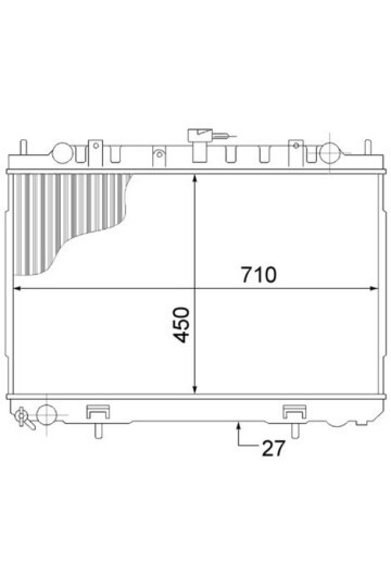 Kühlmittelkühler NISSAN X-TRAIL 01-