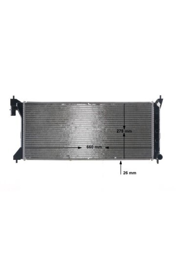 Kühlmittelkühler OPEL AGILA 1.3 CDTI 04-