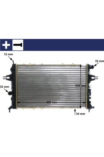 Kühlmittelkühler OPEL ASTRA G