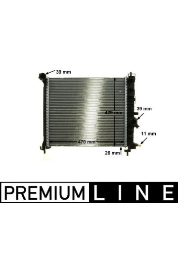 Kühlmittelkühler OPEL MERIVA