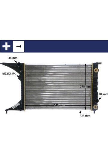 Kühlmittelkühler OPEL OMEGA B
