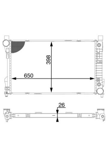 Kühlmittelkühler PEUGEOT 508