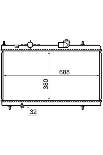 Kühlmittelkühler PEUGEOT 607 / CITROEN C5