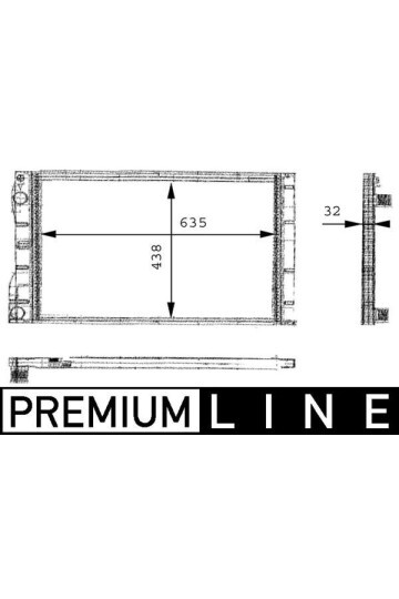 Kühlmittelkühler RENAULT ESPACE III