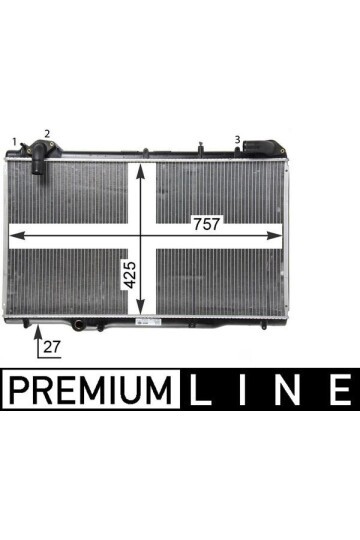 Kühlmittelkühler RENAULT ESPACE III 96-02