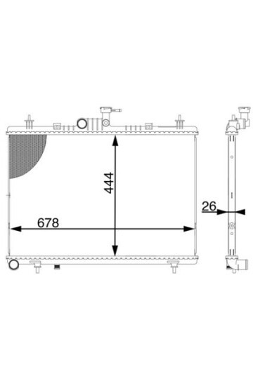 Kühlmittelkühler RENAULT KOLEOS