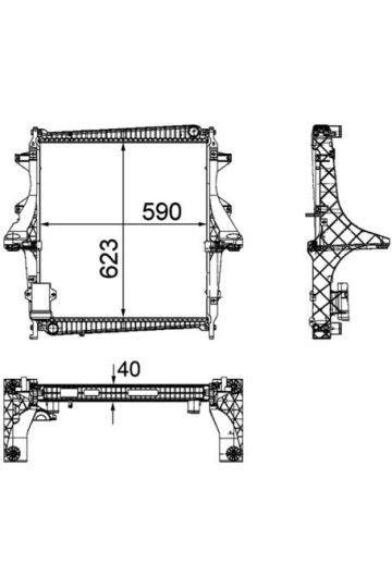 Kühlmittelkühler RENAULT MASCOTT