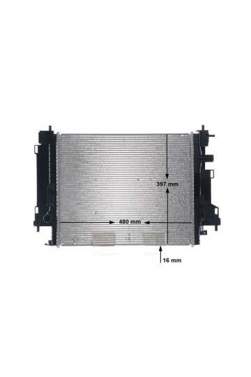 Kühlmittelkühler RENAULT TWINGO 14-