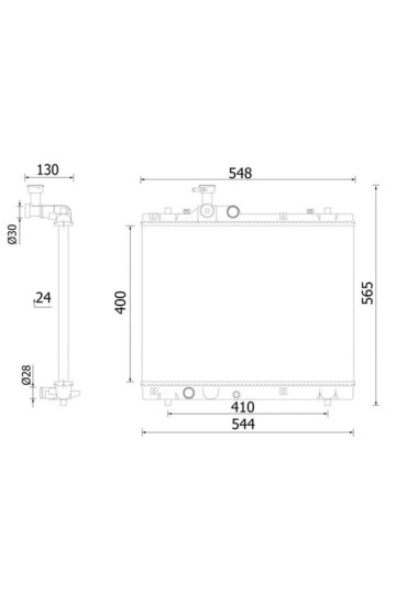 Kühlmittelkühler SUZUKI SWIFT