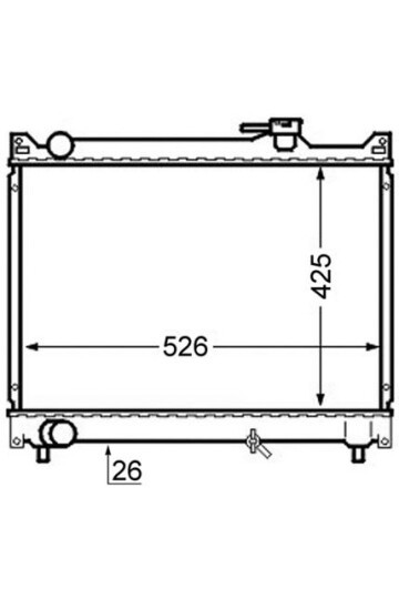 Kühlmittelkühler SUZUKI VITARA