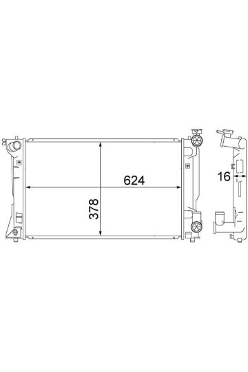 Kühlmittelkühler TOYOTA AVENSIS