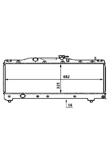 Kühlmittelkühler TOYOTA CARINA E