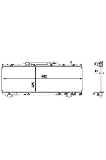 Kühlmittelkühler TOYOTA CARINA E