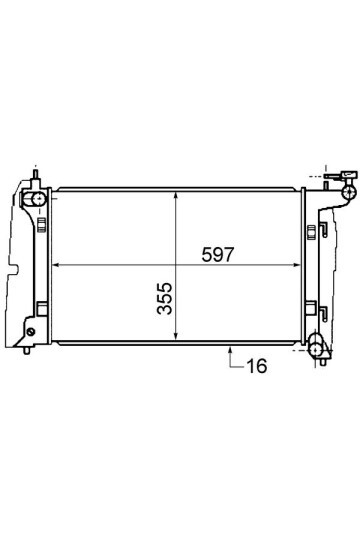 Kühlmittelkühler TOYOTA COROLLA 99-