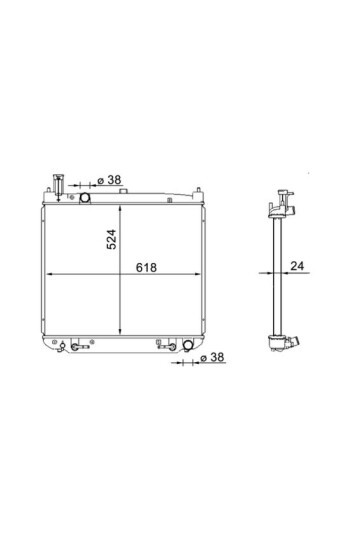 Kühlmittelkühler TOYOTA HIACE IV 2.5 D-4D