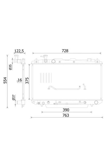 Kühlmittelkühler TOYOTA RAV 4