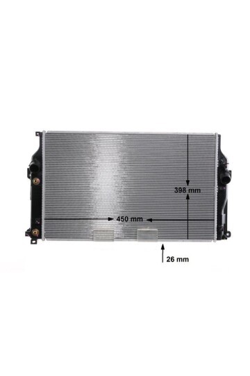 Kühlmittelkühler TOYOTA RAV-4 2.2 D 12-