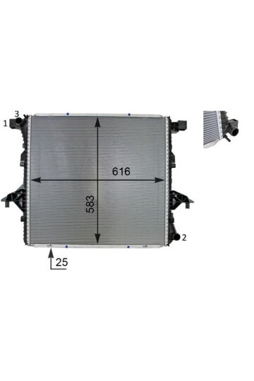 Kühlmittelkühler VW AMAROK