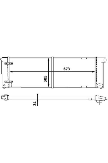 Kühlmittelkühler VW GOLF II / SCIROCCO/DIV