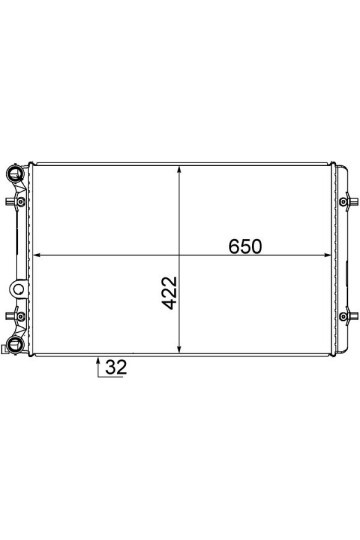Kühlmittelkühler VW GOLF IV/BORA/ AUDI TT