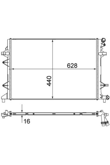 Kühlmittelkühler VW PASSAT