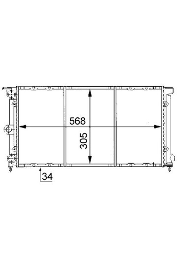 Kühlmittelkühler VW PASSAT II